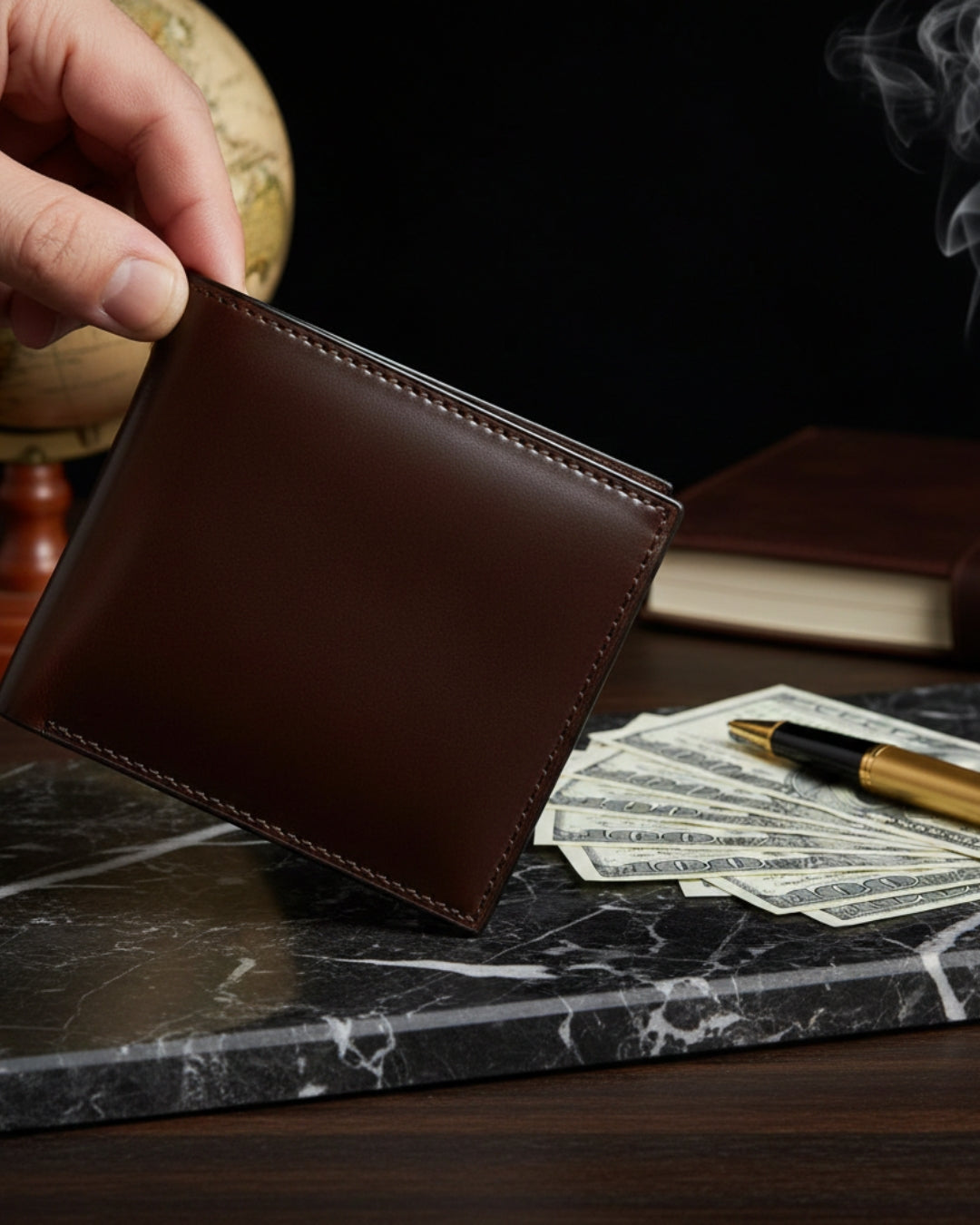 Maxi Wallet —Genuine Leather