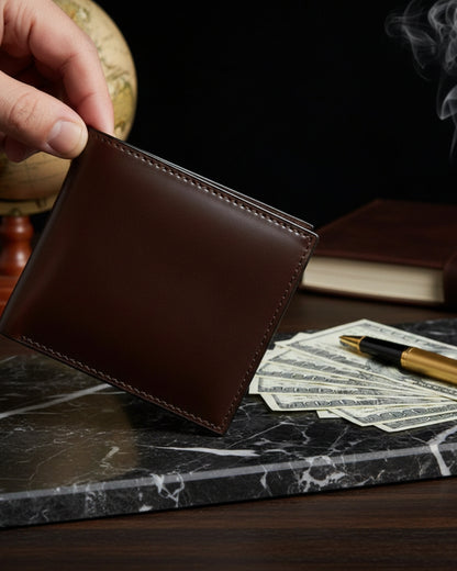 Maxi Wallet —Genuine Leather